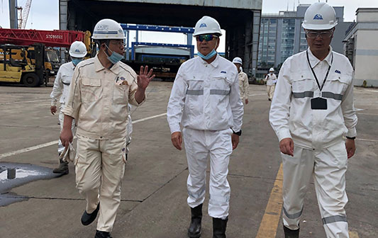 公司領(lǐng)導(dǎo)深入駐外項(xiàng)目一線視察指導(dǎo)工作