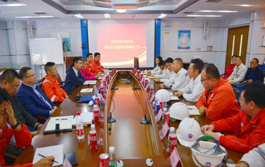 中海油深圳分公司副總經(jīng)理袁瑋前來公司調(diào)