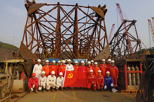 恩平20-4導(dǎo)管架安全裝船